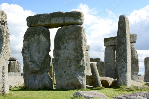 Stonehenge an ancient prehistoric stone monument near Salisbury, Wiltshire, UK.