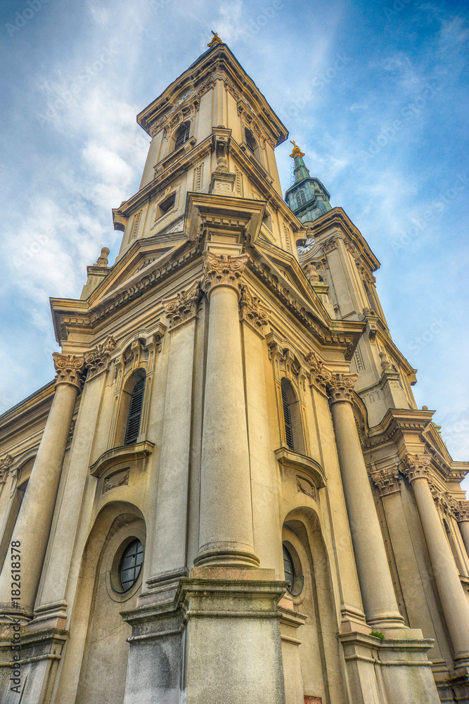 Naklejka premium The Church of the Assumption in Pancevo