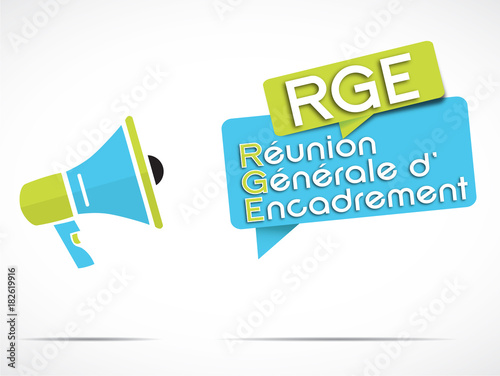 mégaphone : RGE