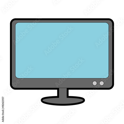 monitor computer isolated icon vector illustration design