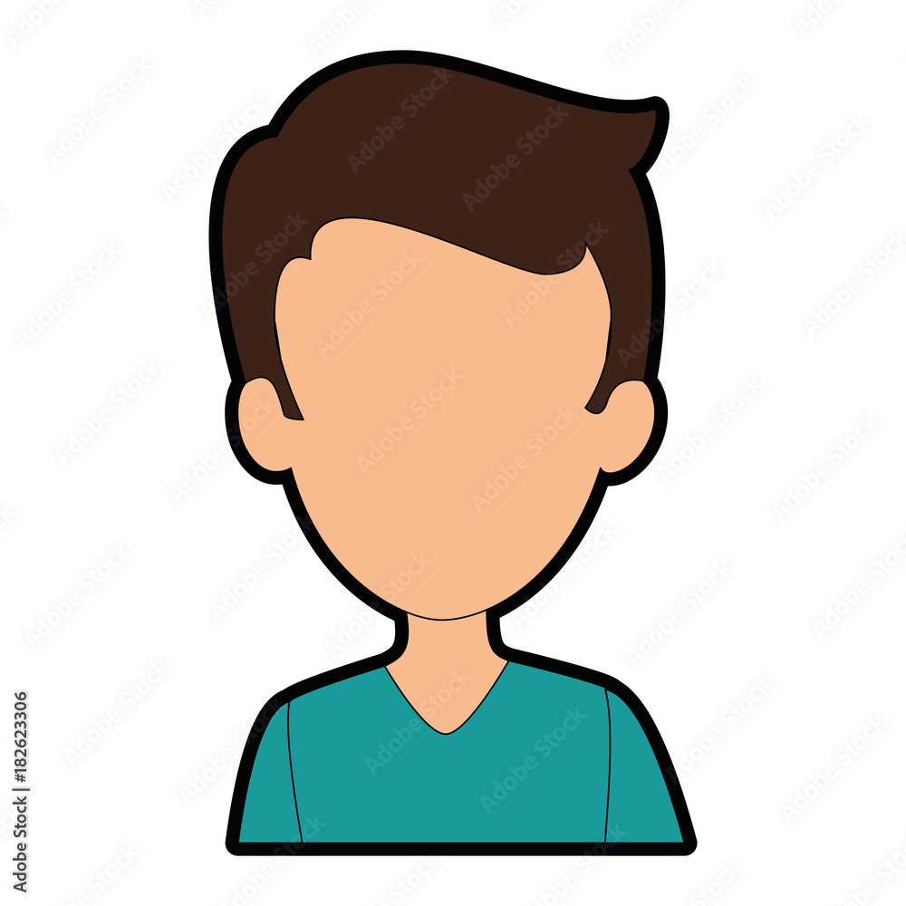 young man avatar character vector illustration design young man avatar character vector illustration design