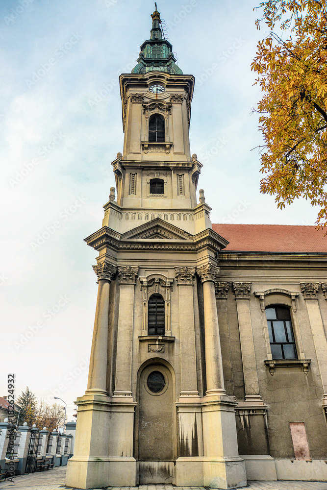 Naklejka premium The Church of the Assumption in Pancevo