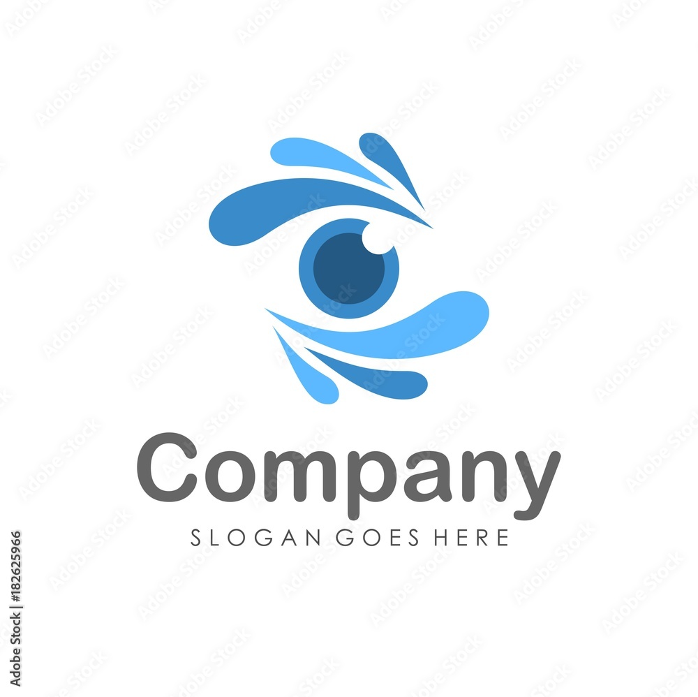 Eyes vision logo design template Eyes vision logo design template