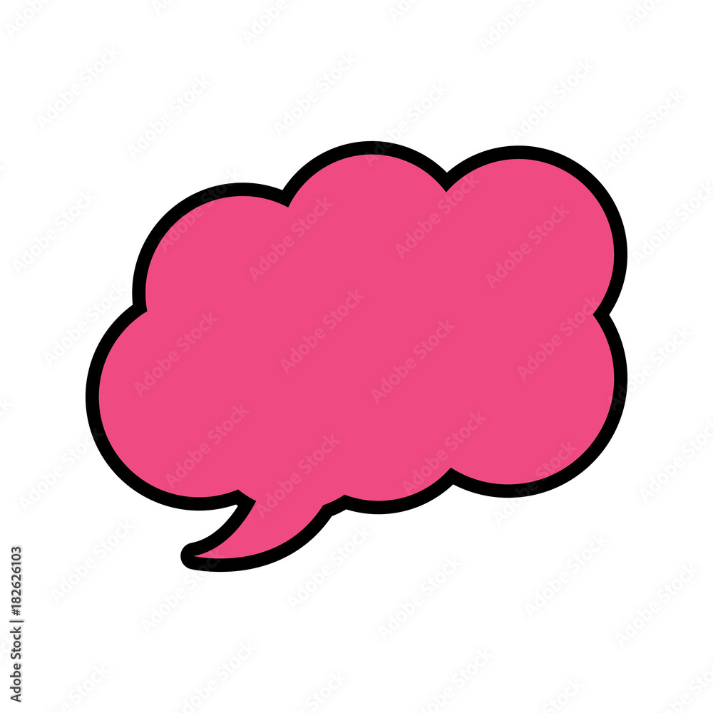 speech or thought bubble icon image vector illustration design 