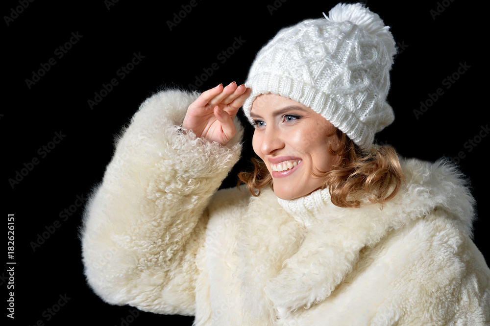 beautiful woman wearing hat beautiful woman wearing hat