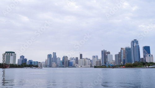 city skyline along the Bay