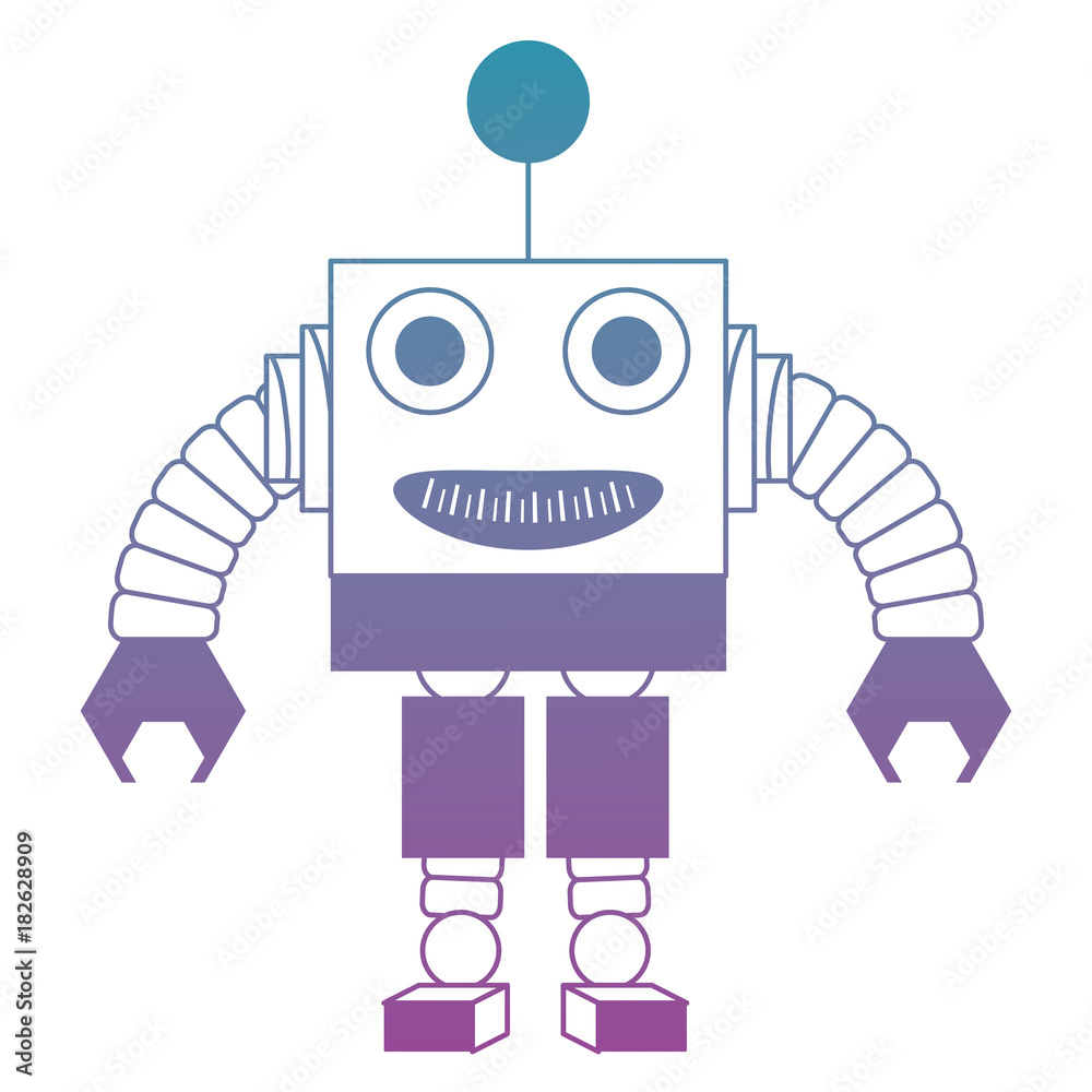 cartoon robot icon cartoon robot icon