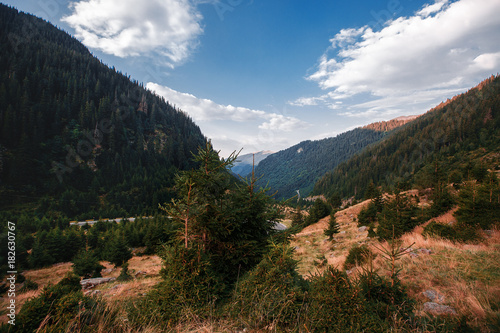 Beautiful mountains landscapes, rainy sky,peak,cloudy sky,forrest in a mountains,beautiful road in a mountains