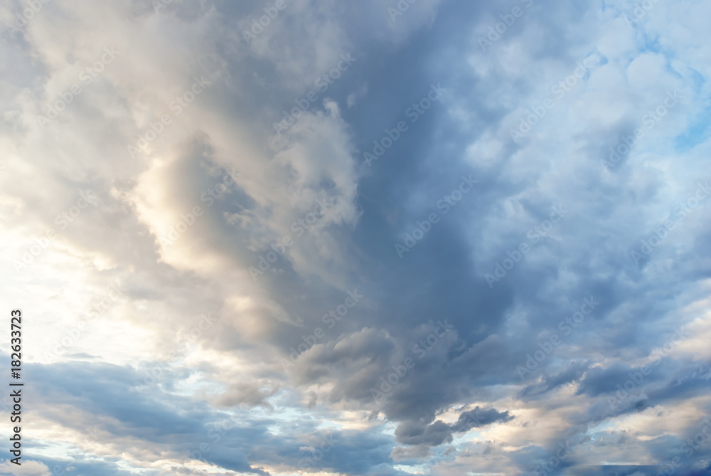 Amazing sky clouds background