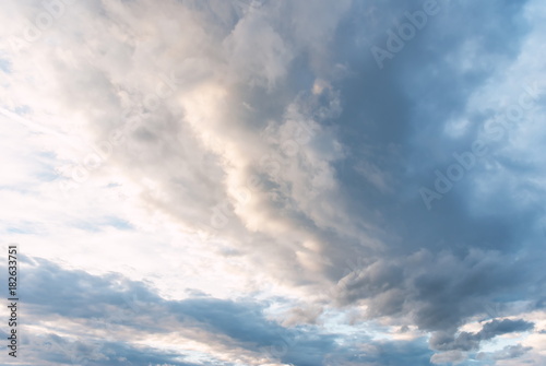 Amazing sky clouds background