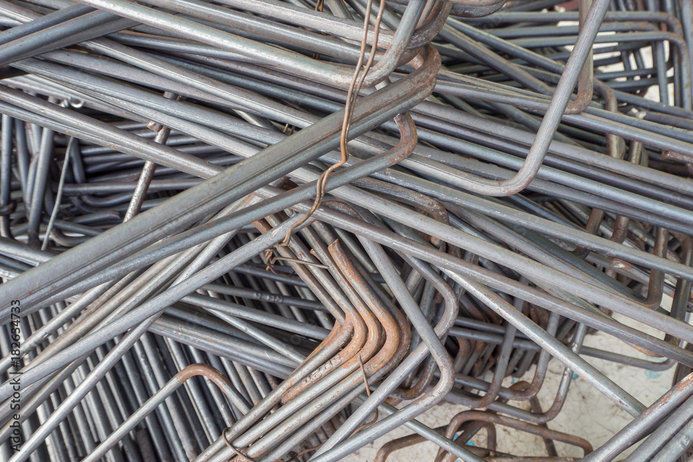 The construction steel bar image close up for background. The construction steel bar image close up for background.