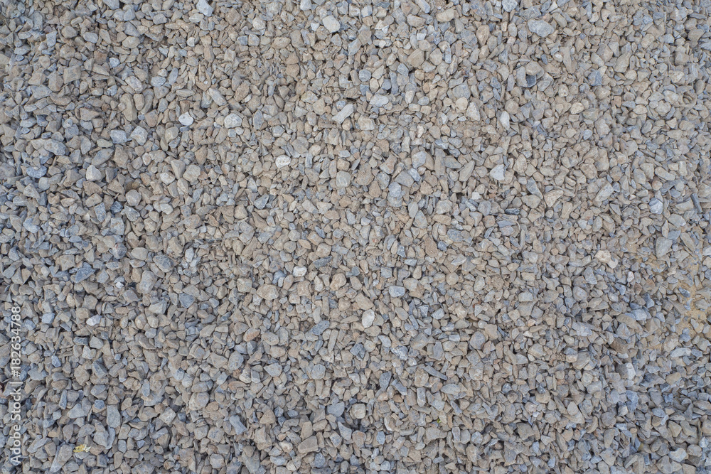 crushed stone construction image close up for background. crushed stone construction image close up for background.