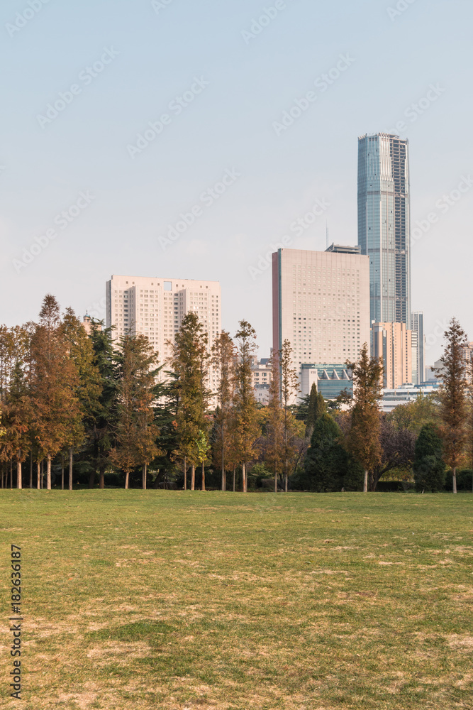 Fototapeta premium China Dalian city landscape
