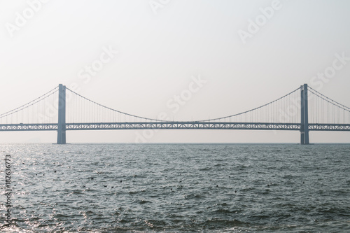 Bridge across the sea in Dalian  China