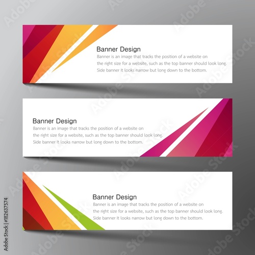 Free Download Web banner set design background. Inspired by abstract. Vector illustration.  - GFXLoad