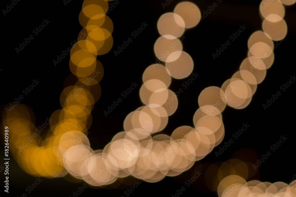 Obraz premium bokeh on black background texture. Abstract