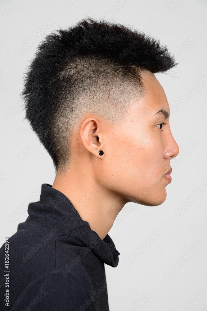 Fototapeta premium Portrait of young Asian Tomboy