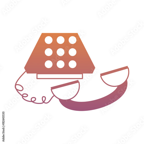retro phone icon