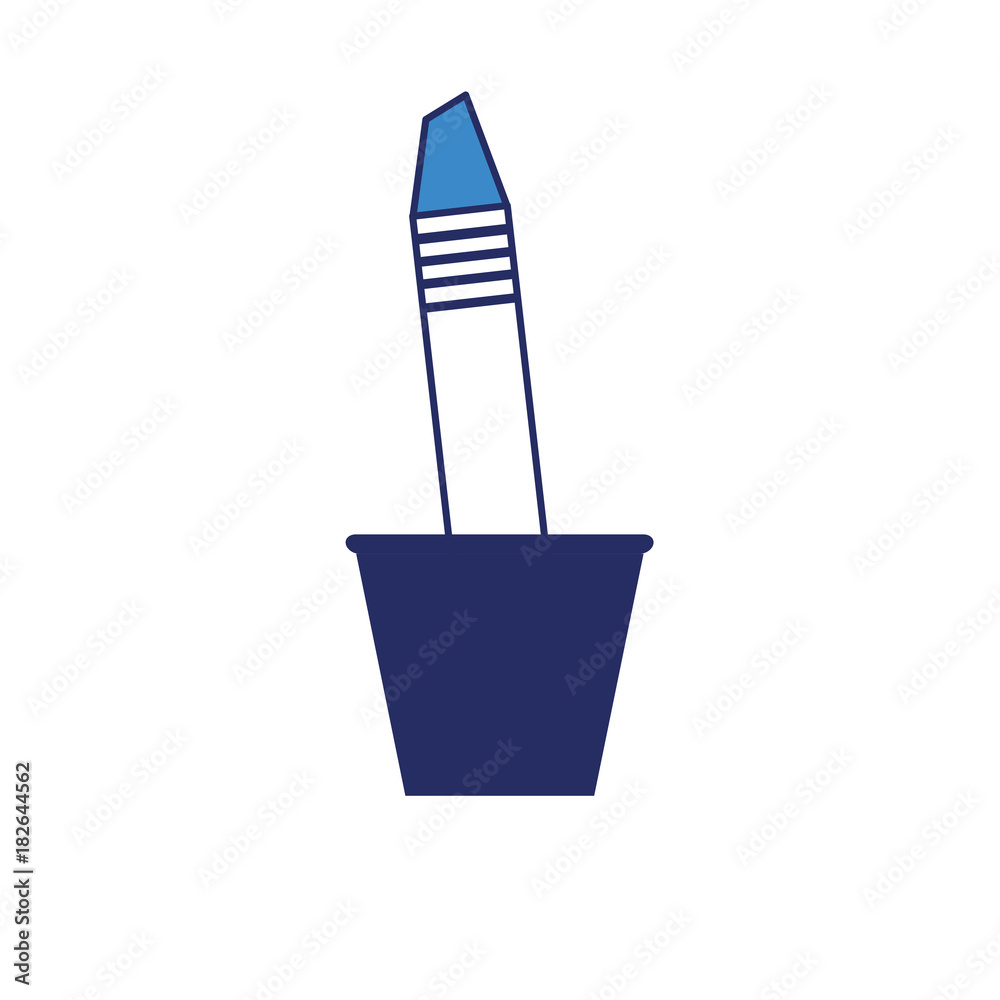 cup with writing tools icon cup with writing tools icon
