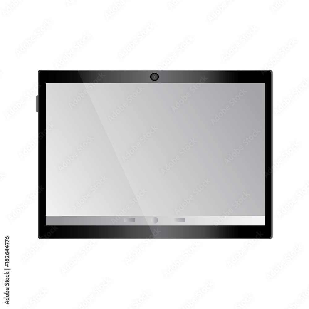 tablet with reflective screen device icon image vector illustration design tablet with reflective screen device icon image vector illustration design