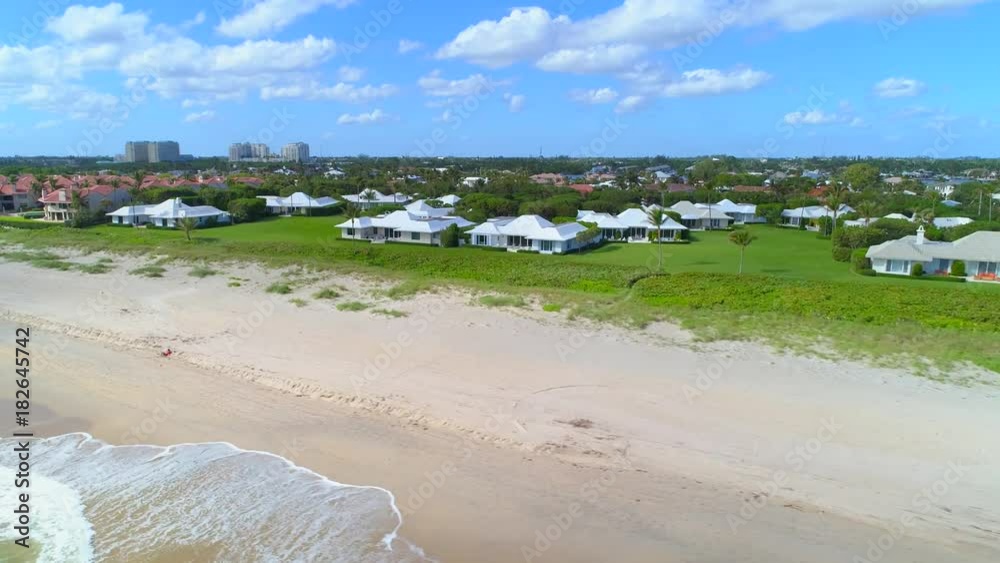Beachfront scene Boynton Beach FL stock video 4k 60p Beachfront scene Boynton Beach FL stock video 4k 60p