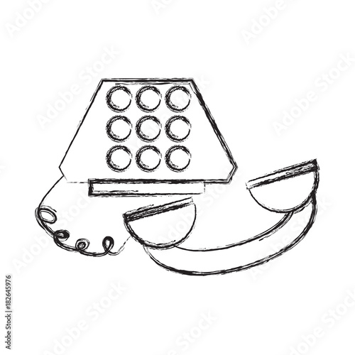 retro phone icon