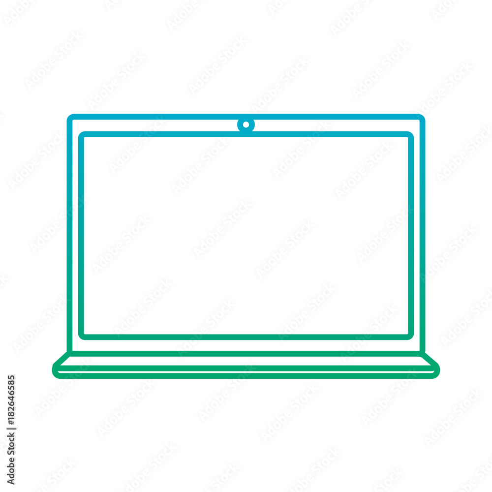laptop computer icon image vector illustration design blue to green ombre laptop computer icon image vector illustration design blue to green ombre