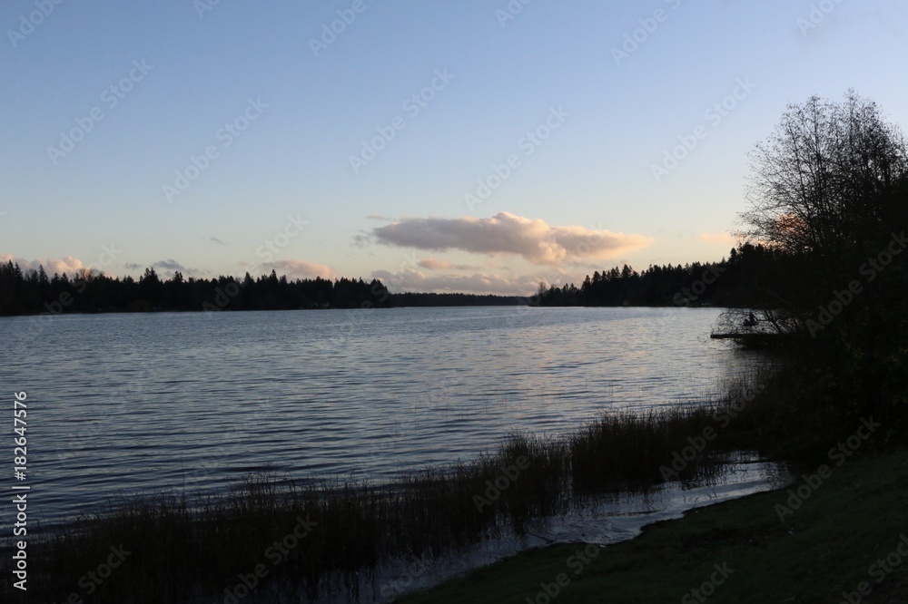 Obraz premium Black Lake