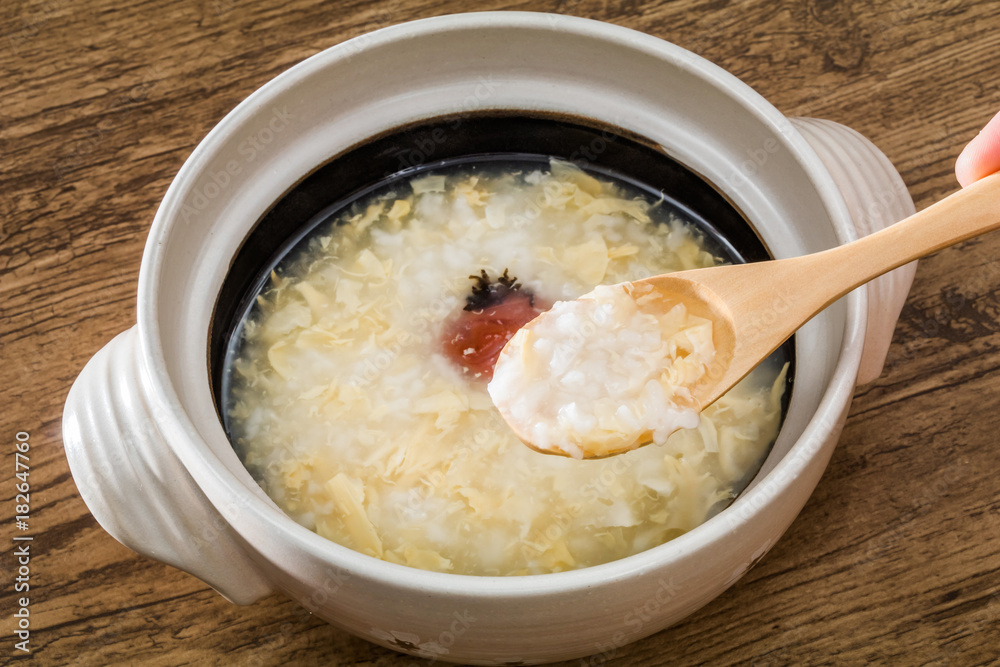 たまご粥 Japanese cuisine rice porridge たまご粥 Japanese cuisine rice porridge