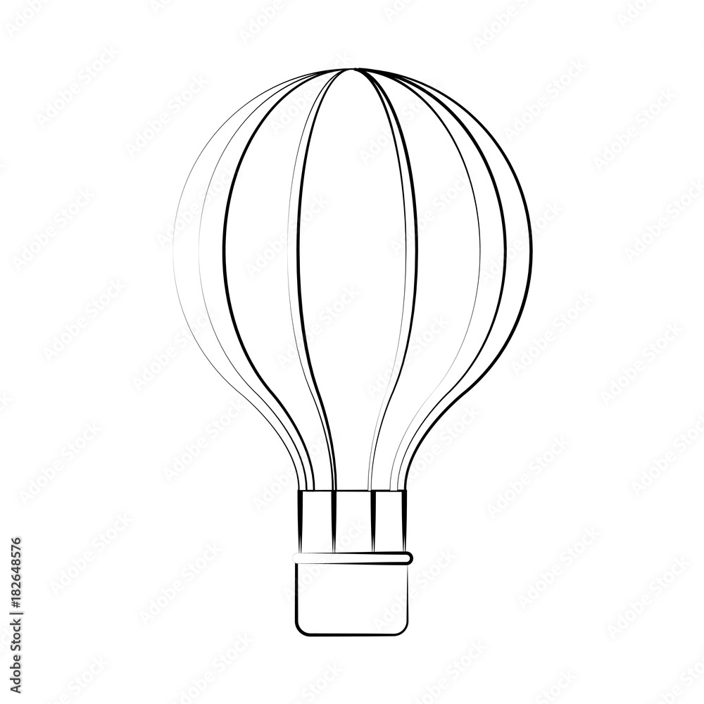 Hot air balloon icon vector illustration graphic design Hot air balloon icon vector illustration graphic design