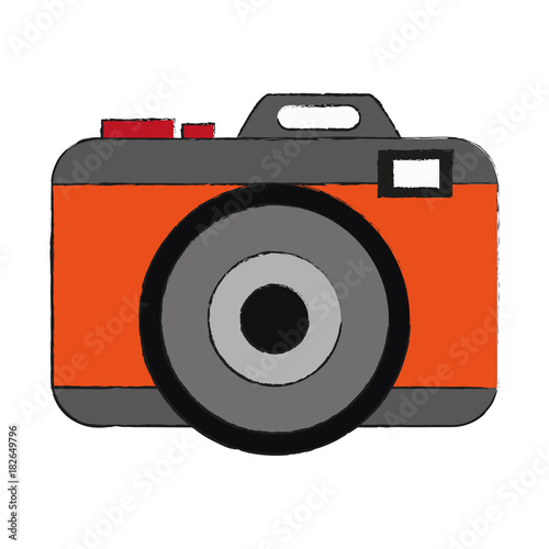 Photographic camera symbol icon vector illustration graphic design