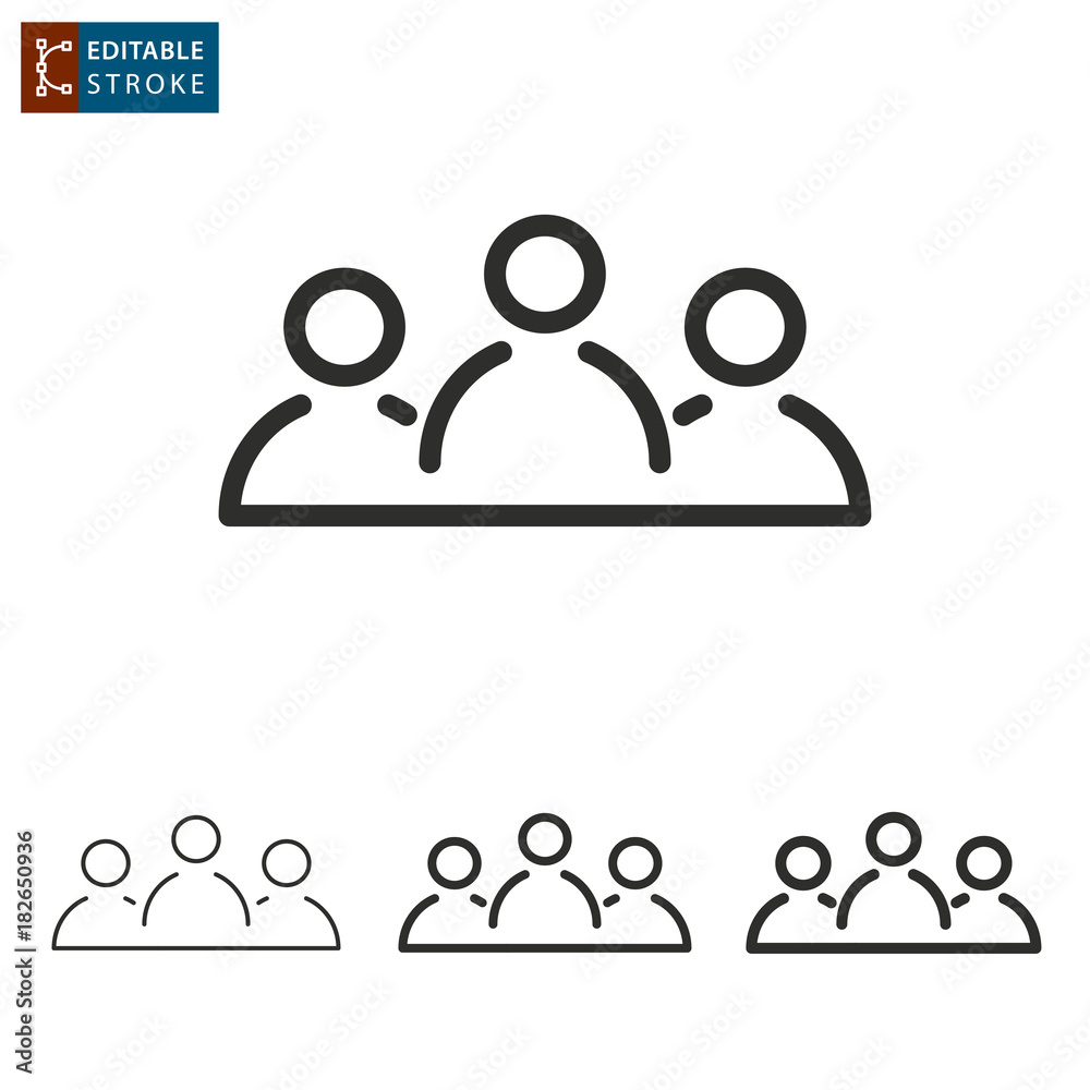 Conference - outline vector icon. Editable stroke. Conference - outline vector icon. Editable stroke.