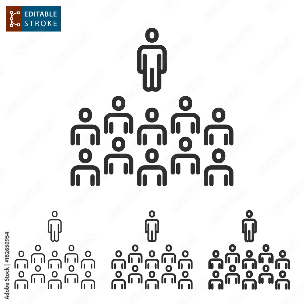 Conference - outline vector icon. Editable stroke. Conference - outline vector icon. Editable stroke.