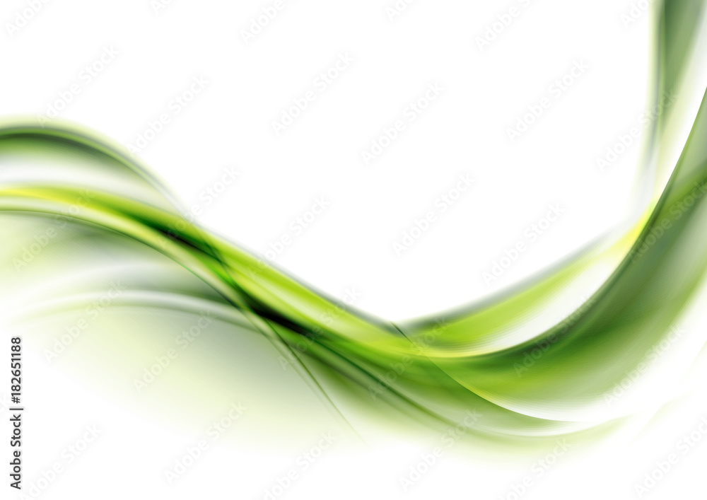Bright green abstract flowing dynamic waves background Bright green abstract flowing dynamic waves background