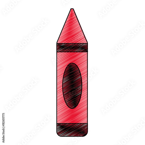 Isolated crayon design