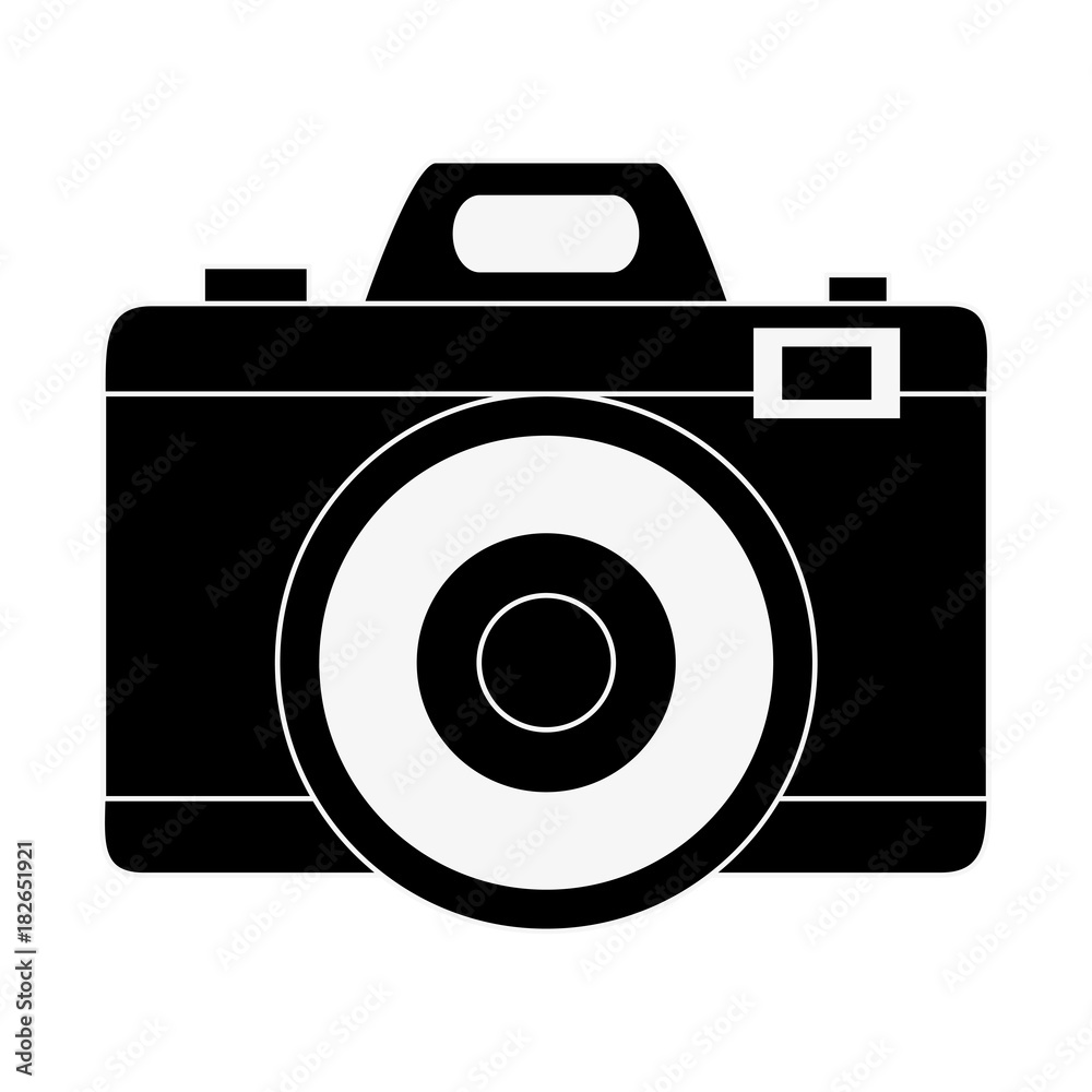 Photographic camera symbol icon vector illustration graphic design