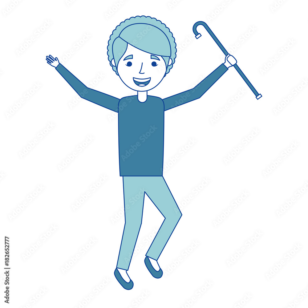 elderly woman grandmother character happy expression blue vector illustration elderly woman grandmother character happy expression blue vector illustration