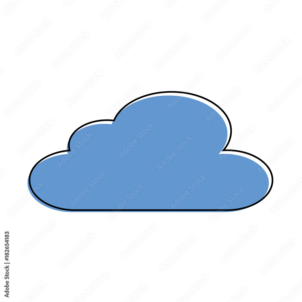 cloud sky climate meteorology design vector illustration cloud sky climate meteorology design vector illustration