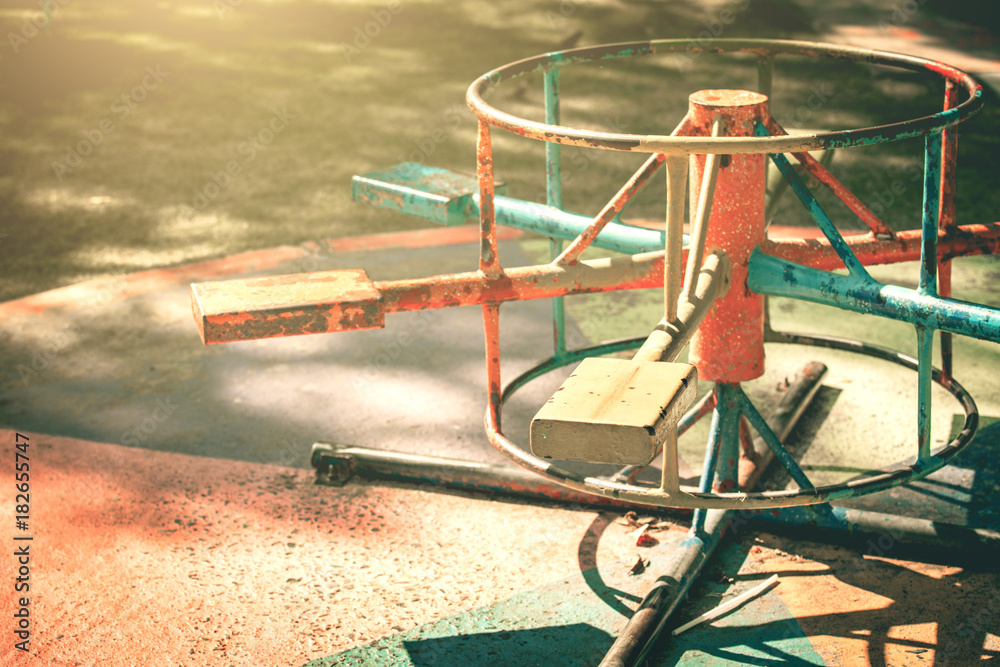 Children playground in the park Children playground in the park