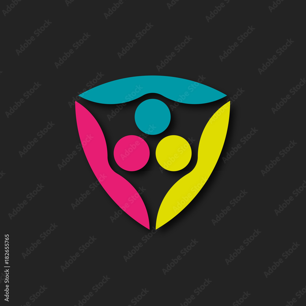 Naklejka premium logo design