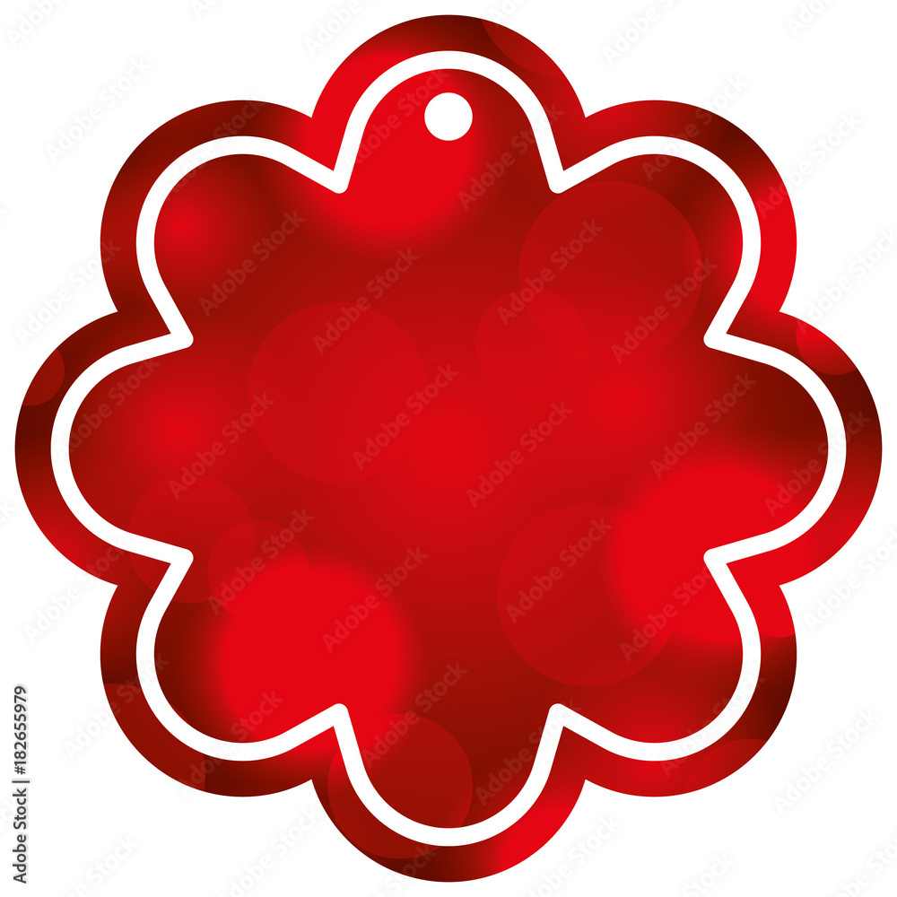 decorative christmas label bright blur circle design vector illustration decorative christmas label bright blur circle design vector illustration