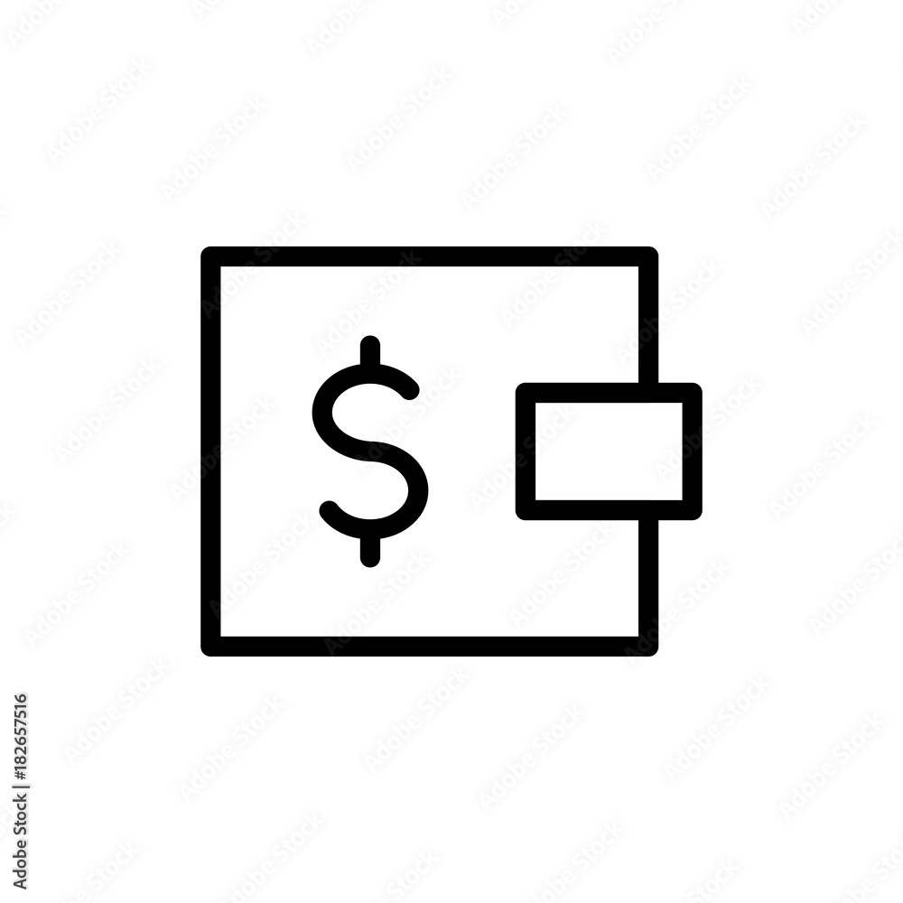 Wallet flat icon Wallet flat icon
