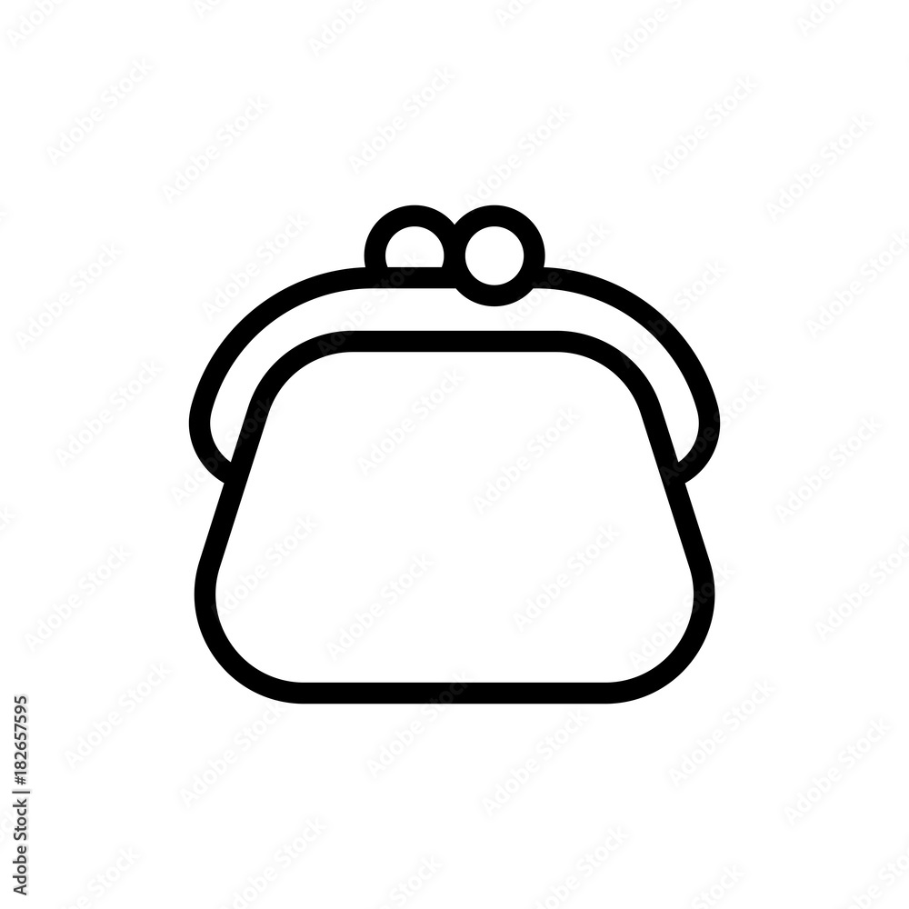 Wallet flat icon Wallet flat icon
