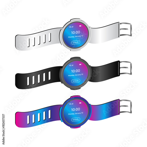 Three dimensional Smart watches design