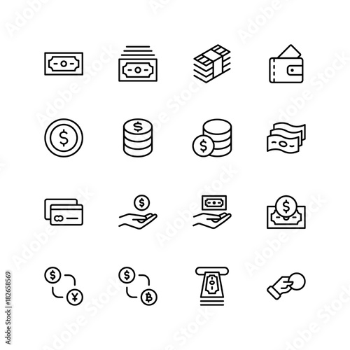 Money flat icon