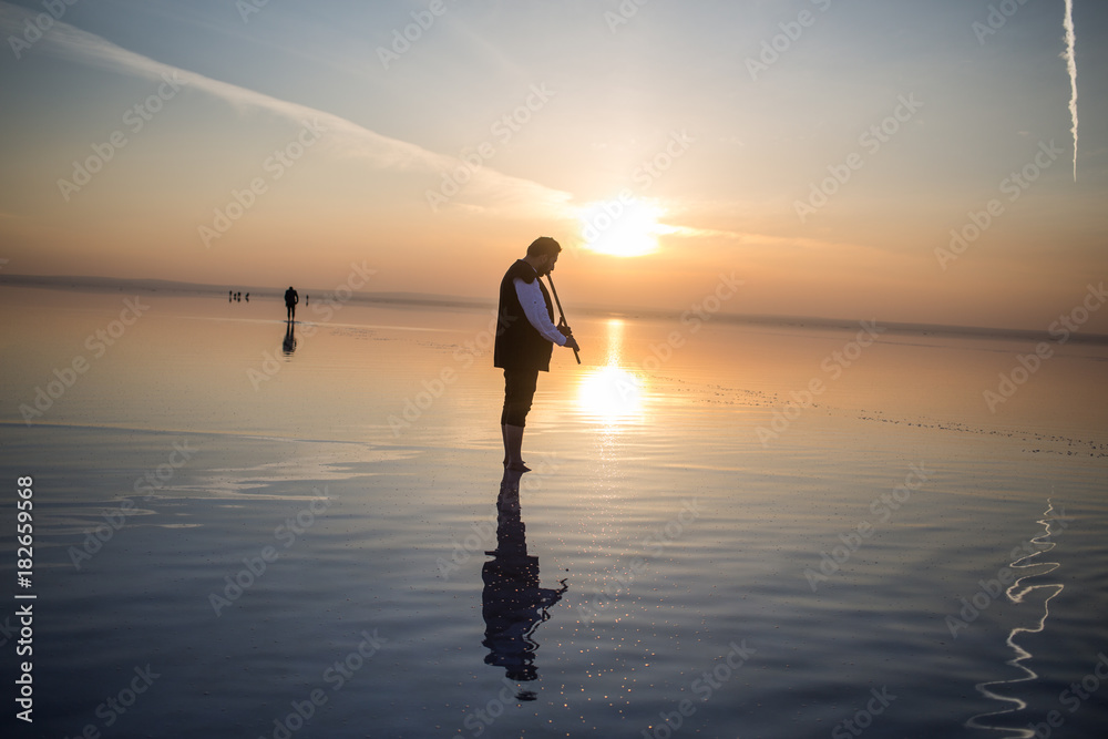 sunset and photo shoot in salt lake