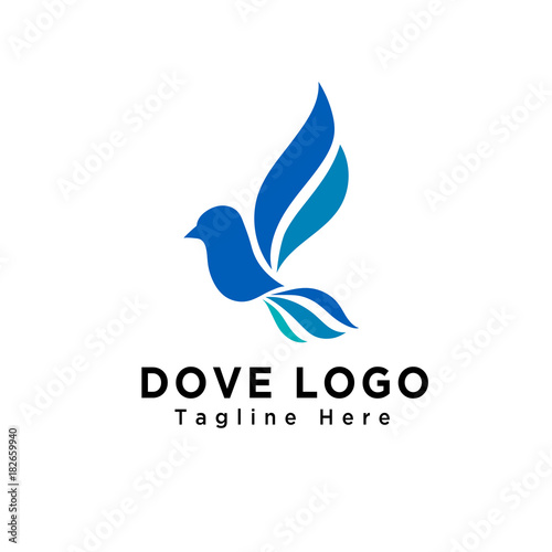 Flying bird logo