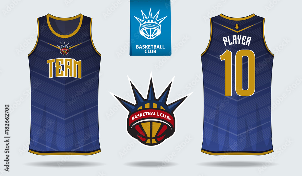 Basketball Uniform Template Design Basketball Club Tank Top Shirt