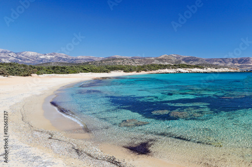 Alyko Beach in Naxos island, Greece
