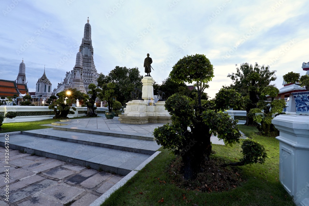 Monument at sunset